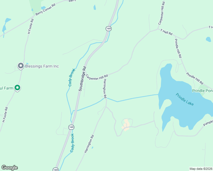 map of restaurants, bars, coffee shops, grocery stores, and more near 14 Harrington Road in Charlton