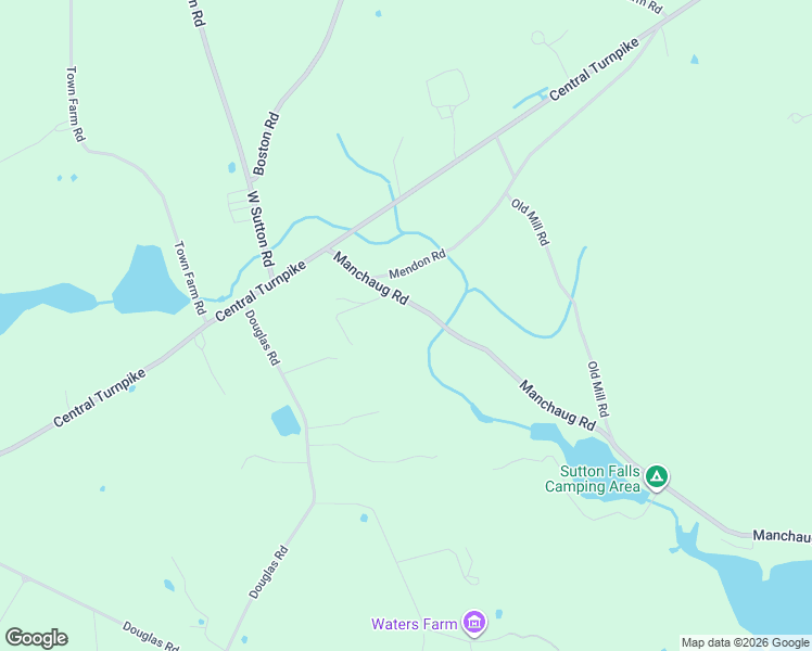 map of restaurants, bars, coffee shops, grocery stores, and more near 28 Manchaug Road in Sutton