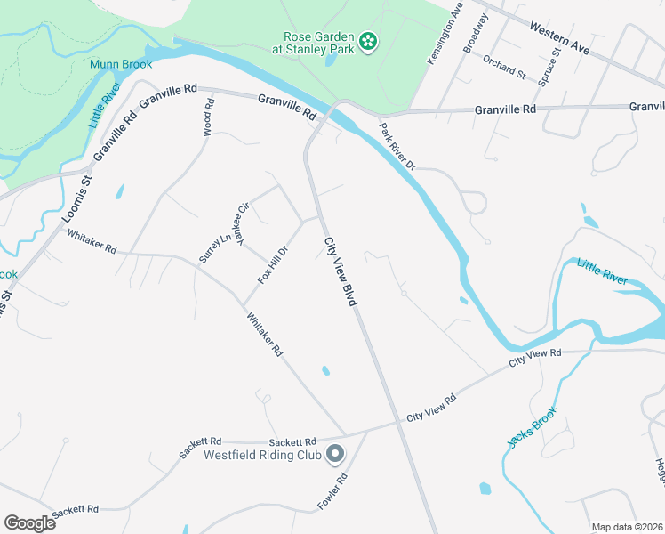 map of restaurants, bars, coffee shops, grocery stores, and more near 85 City View Boulevard in Westfield