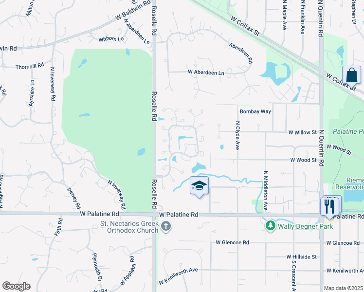 map of restaurants, bars, coffee shops, grocery stores, and more near 182 Glamis Lane in Inverness
