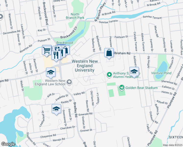 1215 Wilbraham Road, Springfield MA Walk Score