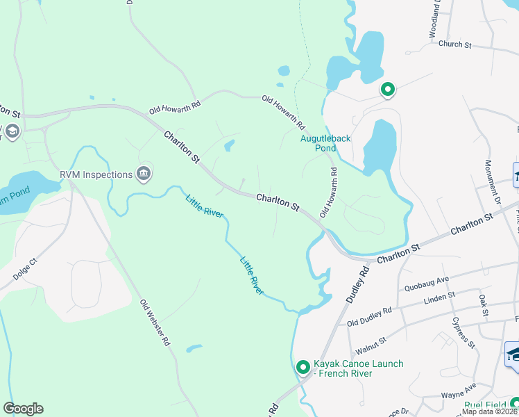 map of restaurants, bars, coffee shops, grocery stores, and more near 2 Meadowbrook Court in Oxford