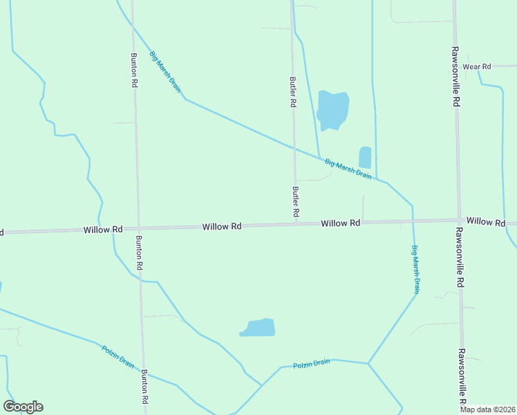 map of restaurants, bars, coffee shops, grocery stores, and more near 10401 Willow Road in Willis