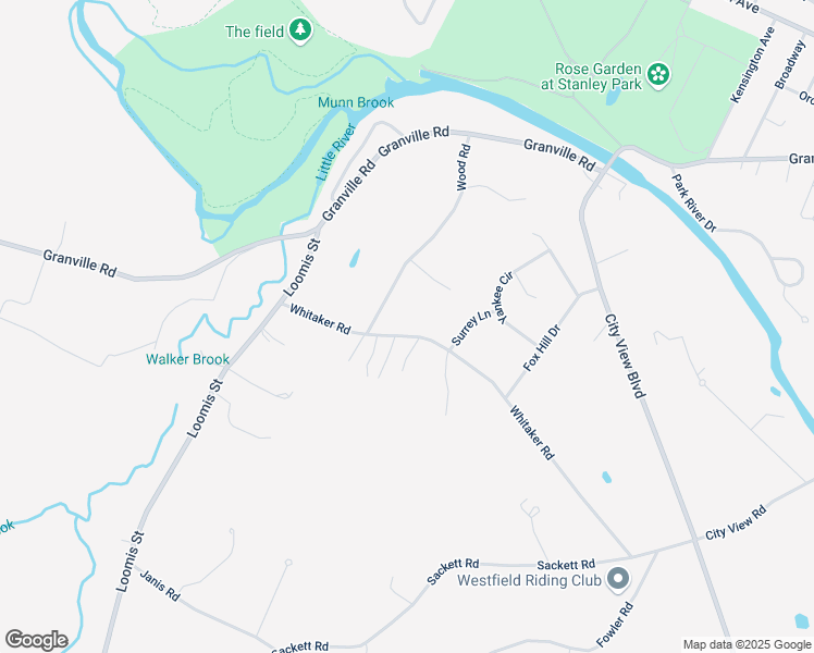 map of restaurants, bars, coffee shops, grocery stores, and more near 137 Whitaker Road in Westfield