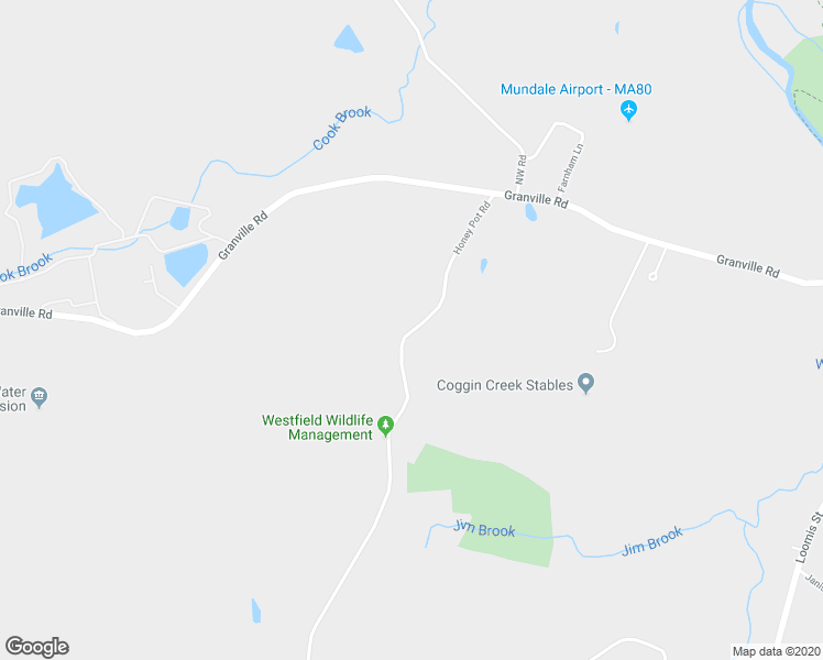 map of restaurants, bars, coffee shops, grocery stores, and more near 65 Honey Pot Road in Westfield