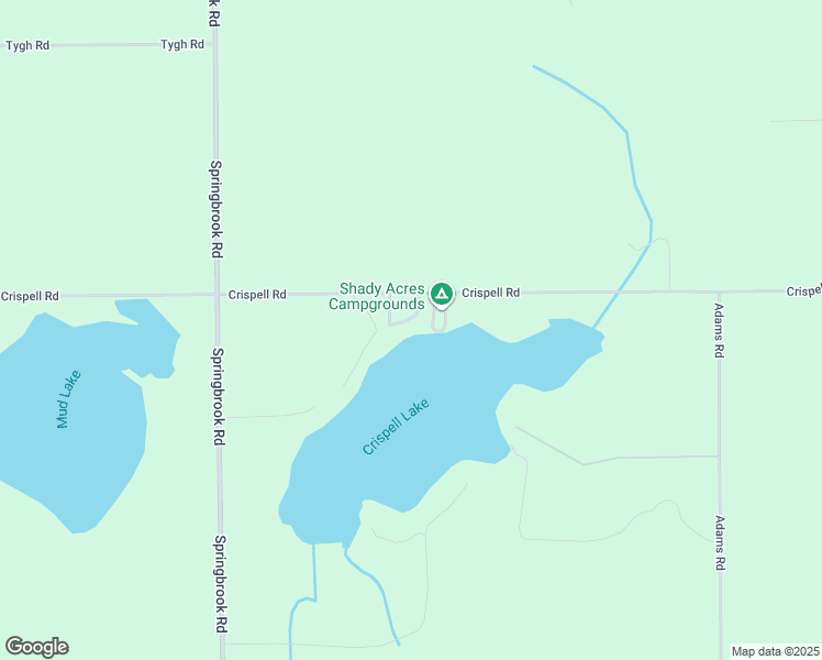 map of restaurants, bars, coffee shops, grocery stores, and more near 186 Goldsmith Drive in Clarklake