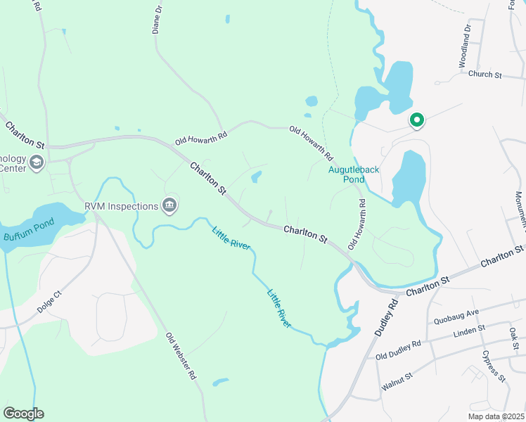 map of restaurants, bars, coffee shops, grocery stores, and more near 132 Charlton Street in Oxford