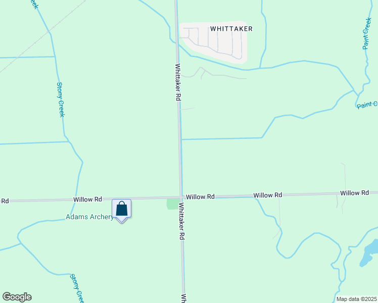 map of restaurants, bars, coffee shops, grocery stores, and more near 11715 Whittaker Road in Milan