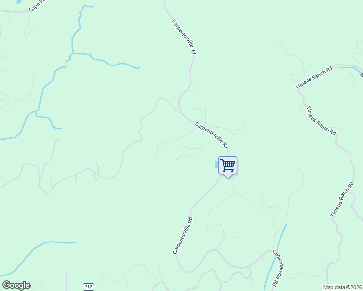 map of restaurants, bars, coffee shops, grocery stores, and more near 18768 Olympia Road in Brookings