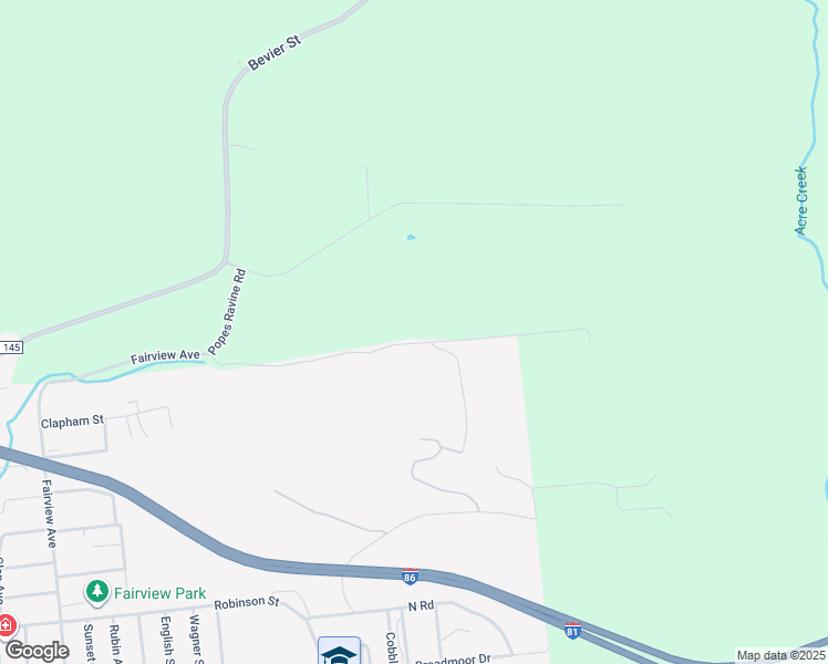 map of restaurants, bars, coffee shops, grocery stores, and more near 85 Hiner Road in Binghamton