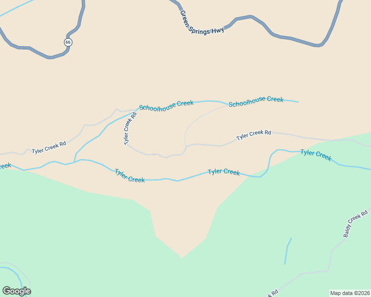 map of restaurants, bars, coffee shops, grocery stores, and more near 2093 Tyler Creek Road in Ashland