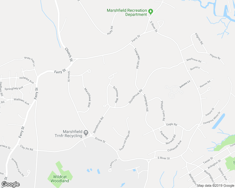 map of restaurants, bars, coffee shops, grocery stores, and more near 99 Schooner Way in Marshfield