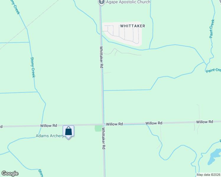 map of restaurants, bars, coffee shops, grocery stores, and more near 11715 Whittaker Road in Milan