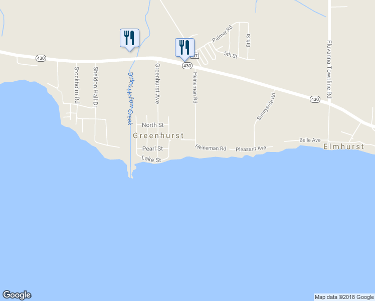 map of restaurants, bars, coffee shops, grocery stores, and more near 3788 Gokey Road in Bemus Point