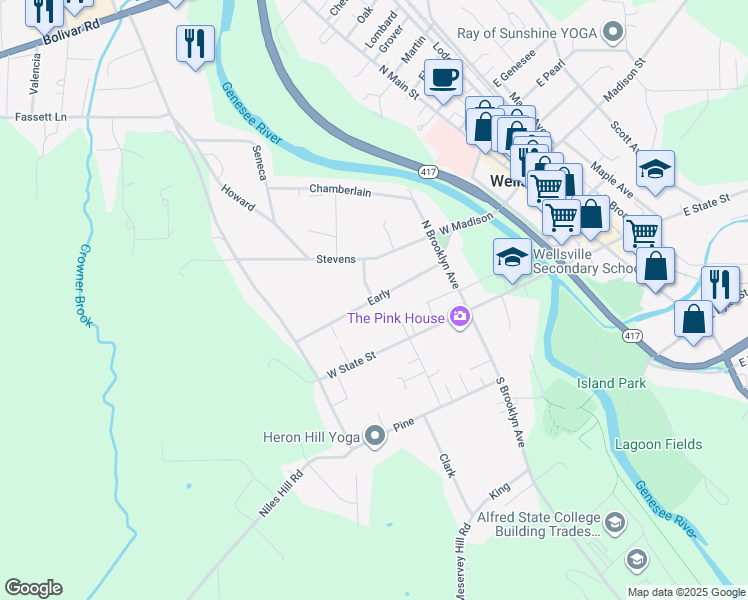 Early, Wellsville NY Walk Score