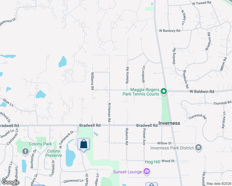 map of restaurants, bars, coffee shops, grocery stores, and more near 214 Florence Road in Inverness