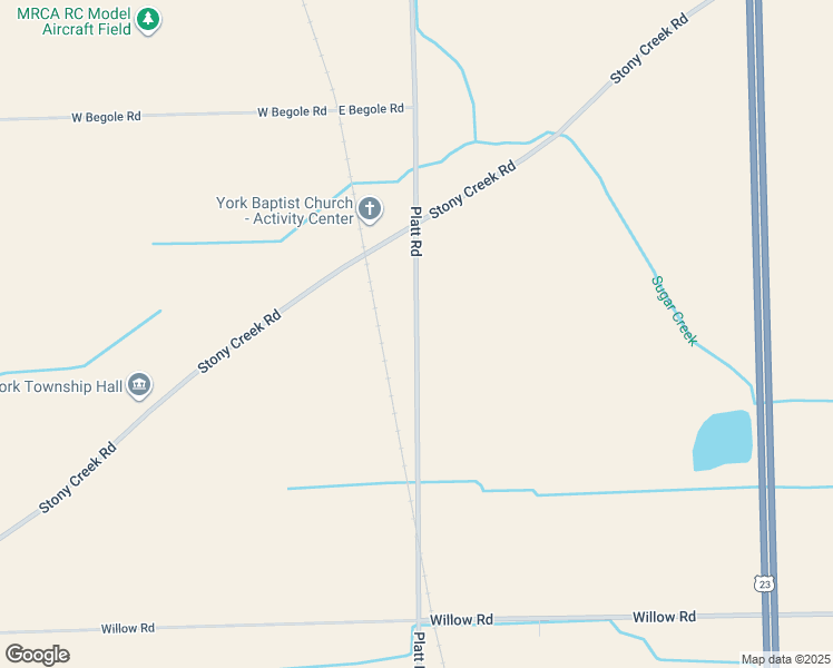 map of restaurants, bars, coffee shops, grocery stores, and more near 11397 South Platt Road in Milan