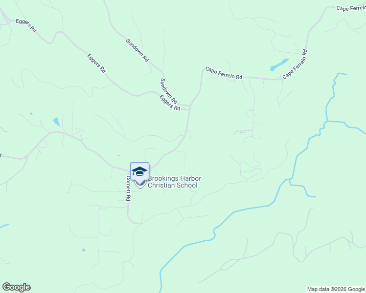 map of restaurants, bars, coffee shops, grocery stores, and more near 96135 Brookside Drive in Brookings