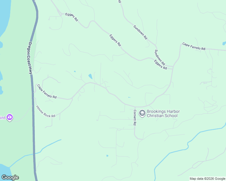 map of restaurants, bars, coffee shops, grocery stores, and more near 95925 Cape Ferrelo Road in Brookings