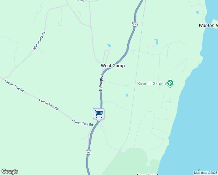 map of restaurants, bars, coffee shops, grocery stores, and more near 4174 Route 9W in Saugerties