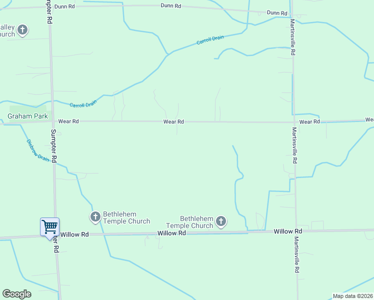 map of restaurants, bars, coffee shops, grocery stores, and more near 44071 Wear Road in Belleville