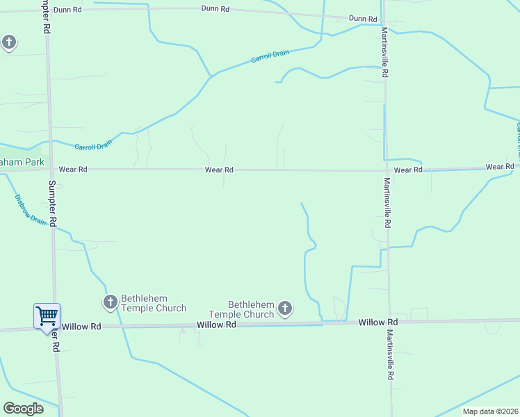map of restaurants, bars, coffee shops, grocery stores, and more near 44071 Wear Road in Belleville