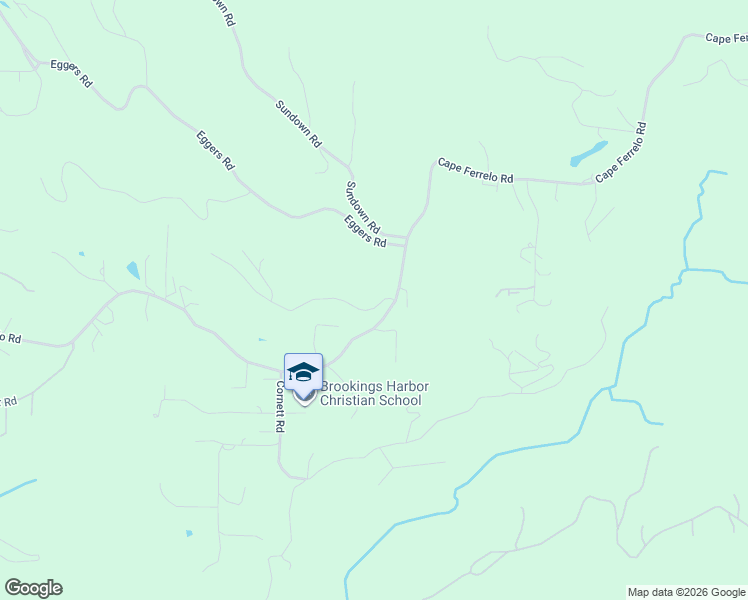 map of restaurants, bars, coffee shops, grocery stores, and more near 96135 Brookside Drive in Brookings