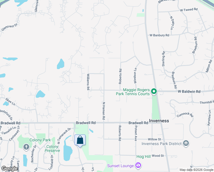 map of restaurants, bars, coffee shops, grocery stores, and more near 214 Florence Road in Inverness