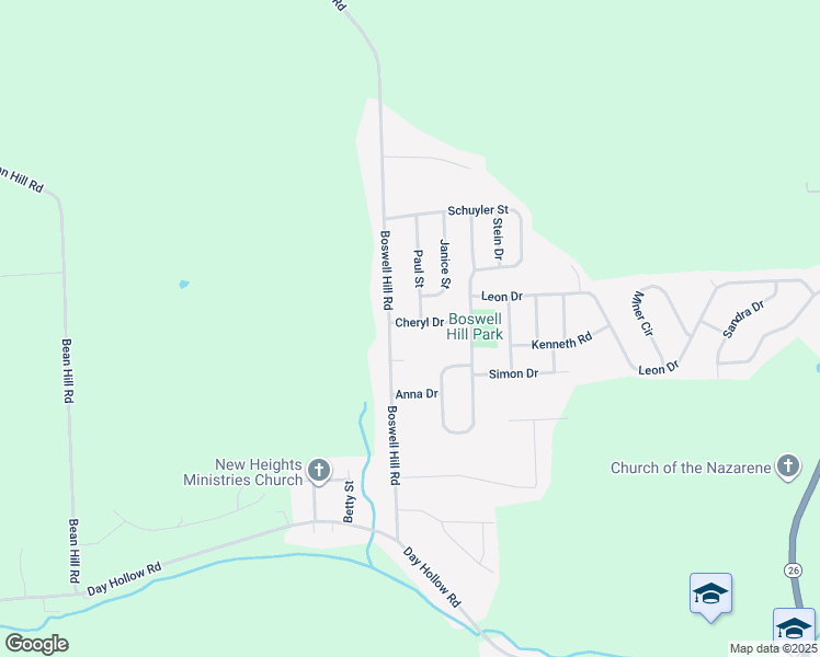 map of restaurants, bars, coffee shops, grocery stores, and more near 901 Cheryl Drive in Endicott