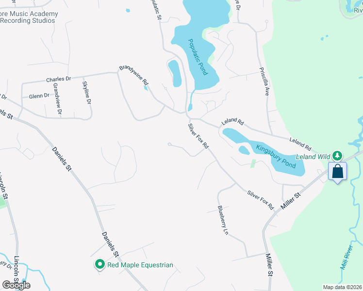 map of restaurants, bars, coffee shops, grocery stores, and more near 68 Silver Fox Road in Franklin