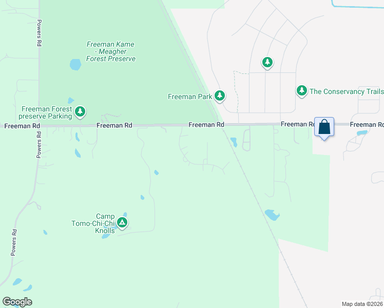 map of restaurants, bars, coffee shops, grocery stores, and more near 17N893 Mary Lane in Gilberts