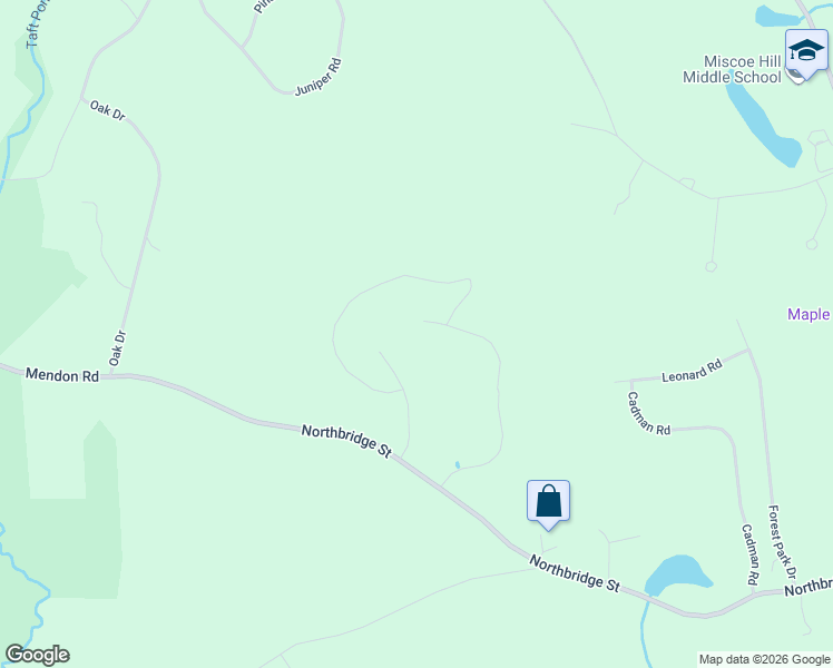 map of restaurants, bars, coffee shops, grocery stores, and more near 22 Locust Hill Drive in Mendon