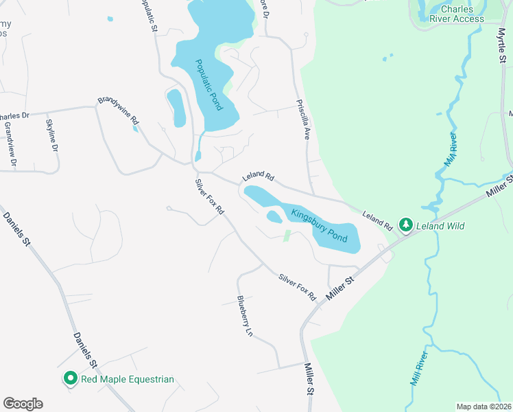 map of restaurants, bars, coffee shops, grocery stores, and more near 78 Leland Road in Norfolk