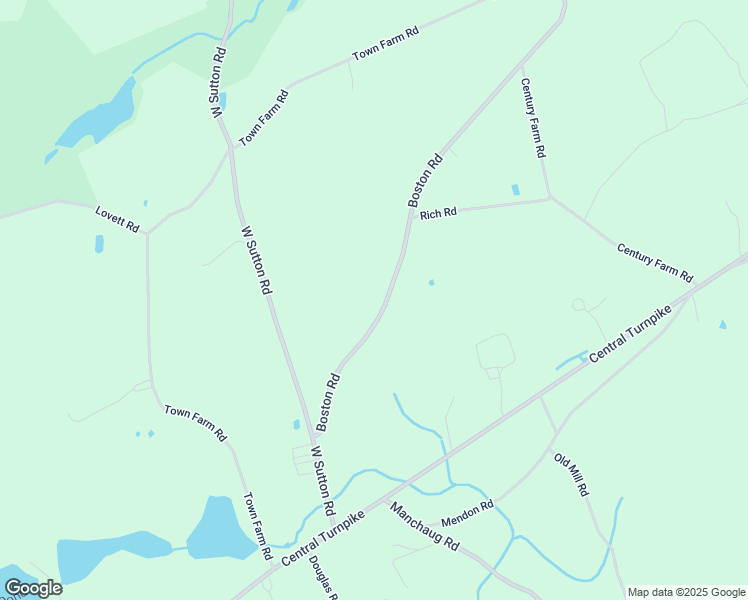 map of restaurants, bars, coffee shops, grocery stores, and more near 590 Boston Road in Sutton