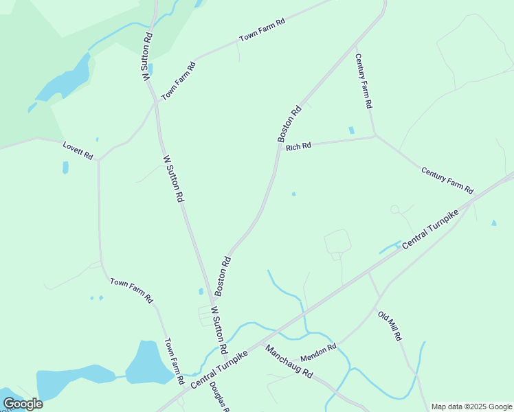 map of restaurants, bars, coffee shops, grocery stores, and more near 590 Boston Road in Sutton