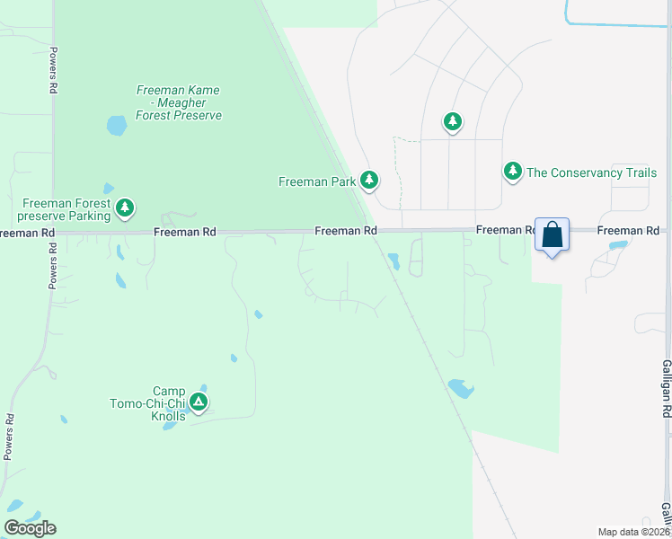map of restaurants, bars, coffee shops, grocery stores, and more near 17N893 Mary Lane in Gilberts