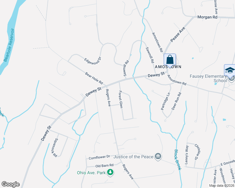 map of restaurants, bars, coffee shops, grocery stores, and more near 291 Forest Glen in West Springfield