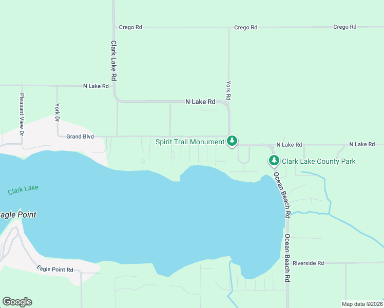 map of restaurants, bars, coffee shops, grocery stores, and more near 4363 Woodward in Clarklake