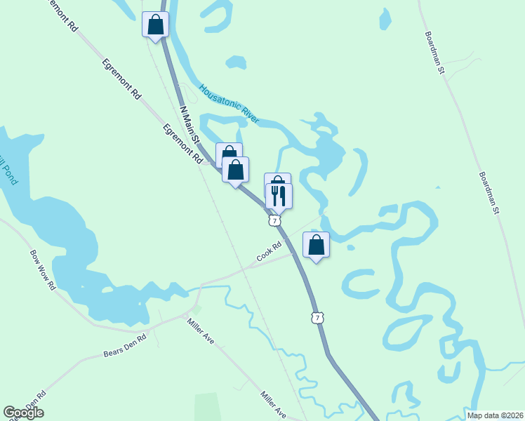 map of restaurants, bars, coffee shops, grocery stores, and more near 703-707 N Main St in Sheffield