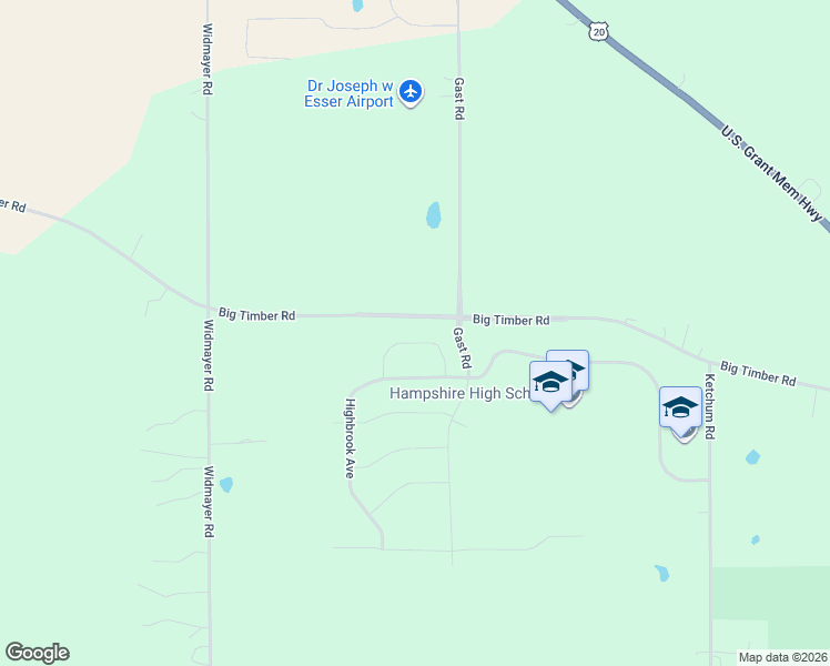 map of restaurants, bars, coffee shops, grocery stores, and more near 1220 Redbrook Terrace in Hampshire