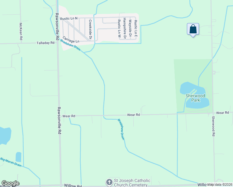 map of restaurants, bars, coffee shops, grocery stores, and more near 50618 Wear Road in Belleville
