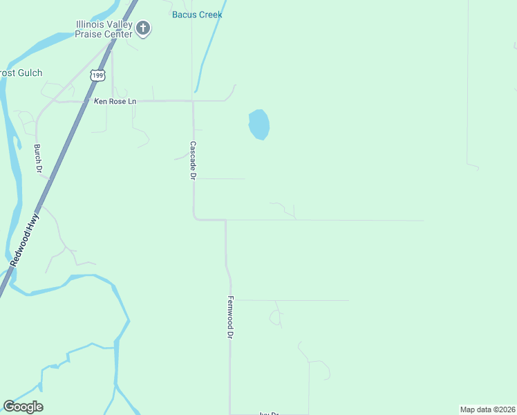 map of restaurants, bars, coffee shops, grocery stores, and more near 300 Mesa Verde Drive in Cave Junction