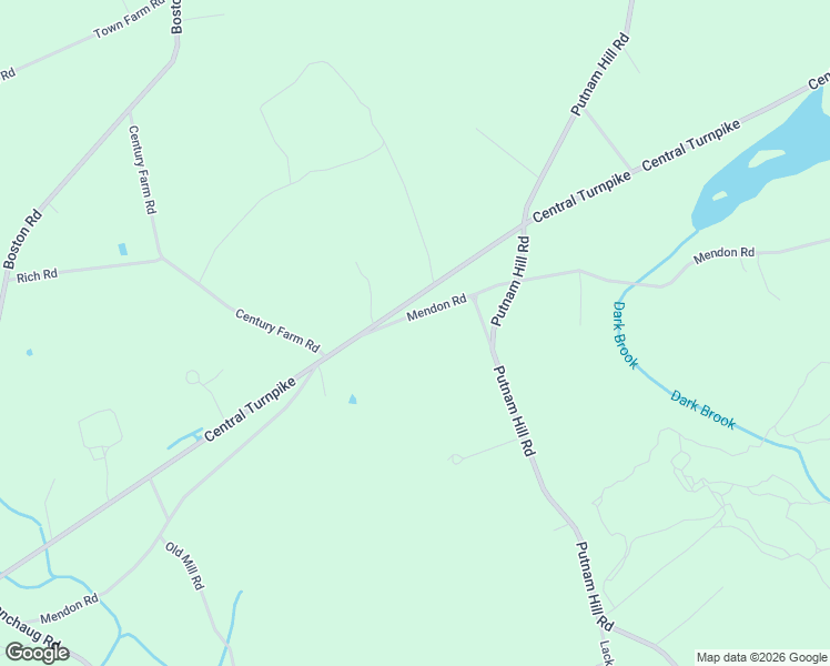 map of restaurants, bars, coffee shops, grocery stores, and more near 108 Mendon Road in Sutton