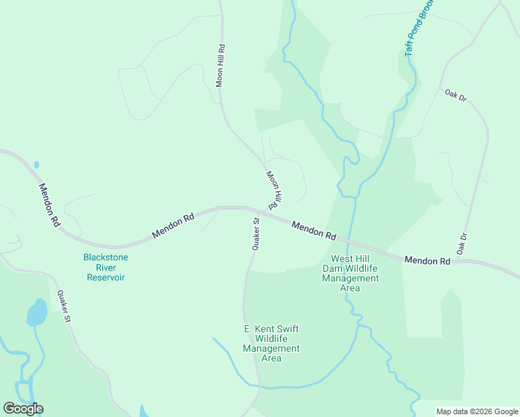 map of restaurants, bars, coffee shops, grocery stores, and more near 649 Mendon Road in Northbridge