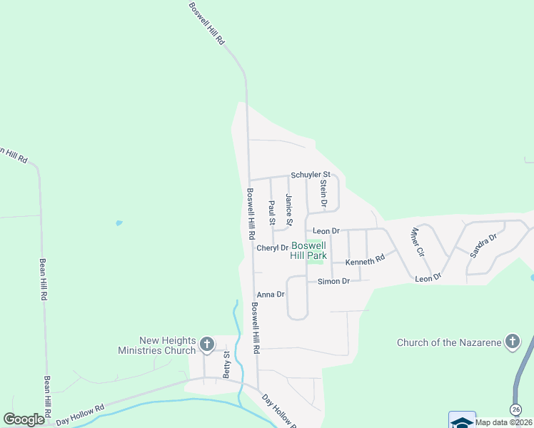 map of restaurants, bars, coffee shops, grocery stores, and more near 323 Paul St in Endicott