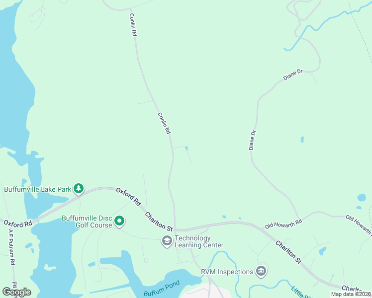 map of restaurants, bars, coffee shops, grocery stores, and more near 21 Conlin Road in Oxford