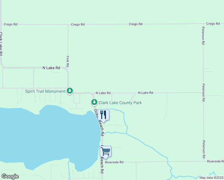 map of restaurants, bars, coffee shops, grocery stores, and more near 6518 North Lake Road in Brooklyn