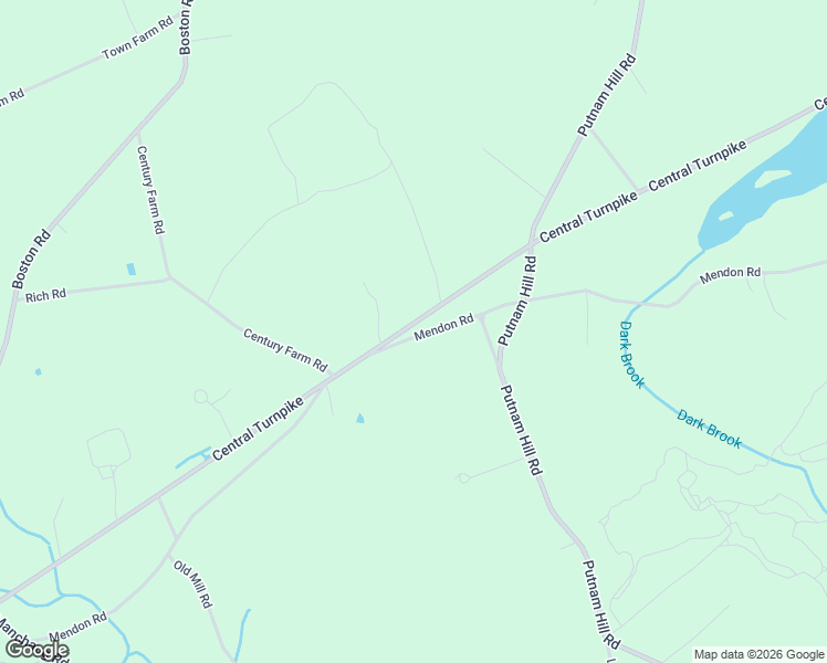 map of restaurants, bars, coffee shops, grocery stores, and more near 108 Mendon Road in Sutton