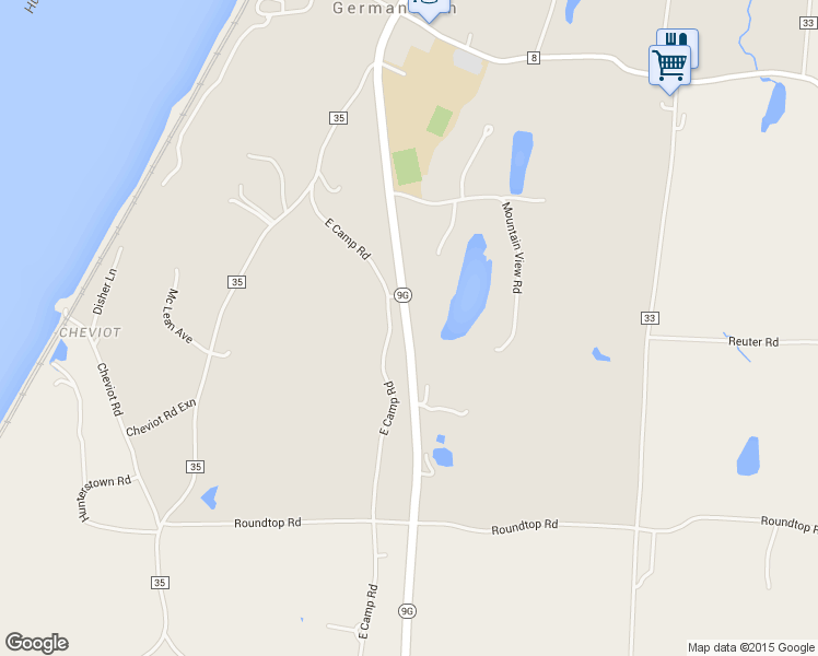 map of restaurants, bars, coffee shops, grocery stores, and more near Highway 9G in Germantown