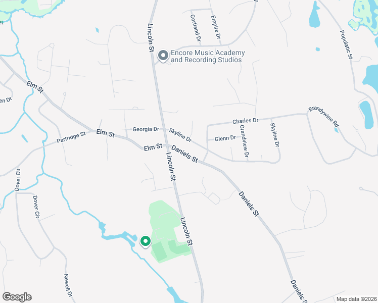 map of restaurants, bars, coffee shops, grocery stores, and more near 11 Skyline Drive in Franklin